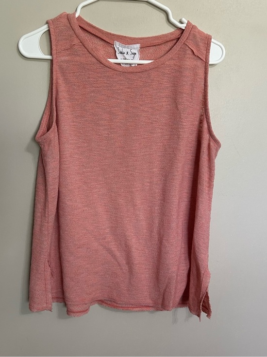Sadie & Sage Tops - Sadie & Sage Peach-Pink Sleeveless Tank